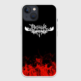 Чехол для iPhone 13 с принтом Dethklok в Тюмени,  |  | band | dethklok | metal | music | rock | атрибутика | группа | метал | музыка | рок