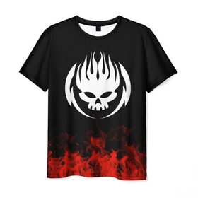 Мужская футболка 3D с принтом The Offspring в Тюмени, 100% полиэфир | прямой крой, круглый вырез горловины, длина до линии бедер | band | metal | music | rock | the offspring | атрибутика | группа | метал | музыка | рок