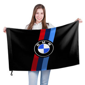 Флаг 3D с принтом BMW 2018 M Sport в Тюмени, 100% полиэстер | плотность ткани — 95 г/м2, размер — 67 х 109 см. Принт наносится с одной стороны | bmw | bmw motorsport | bmw performance | carbon | m | motorsport | performance | sport | бмв | карбон | моторспорт | спорт