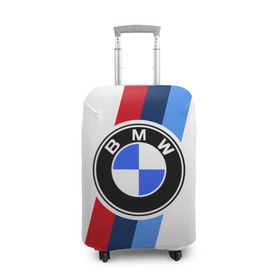Чехол для чемодана 3D с принтом BMW 2018 M Sport в Тюмени, 86% полиэфир, 14% спандекс | двустороннее нанесение принта, прорези для ручек и колес | bmw | bmw motorsport | bmw performance | carbon | m | motorsport | performance | sport | бмв | карбон | моторспорт | спорт
