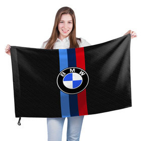 Флаг 3D с принтом BMW Motorsport Carbon в Тюмени, 100% полиэстер | плотность ткани — 95 г/м2, размер — 67 х 109 см. Принт наносится с одной стороны | bmw | bmw motorsport | bmw performance | carbon | m | motorsport | performance | sport | бмв | карбон | моторспорт | спорт