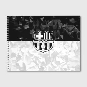 Альбом для рисования с принтом FC Barca Black Collection в Тюмени, 100% бумага
 | матовая бумага, плотность 200 мг. | Тематика изображения на принте: fc barcelona | fcb | барселона | спорт | спортивные | футбол | футбольный клуб