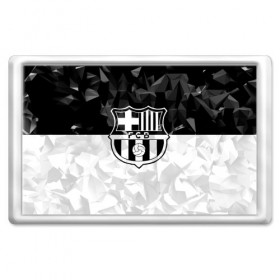 Магнит 45*70 с принтом FC Barca Black Collection в Тюмени, Пластик | Размер: 78*52 мм; Размер печати: 70*45 | fc barcelona | fcb | барселона | спорт | спортивные | футбол | футбольный клуб