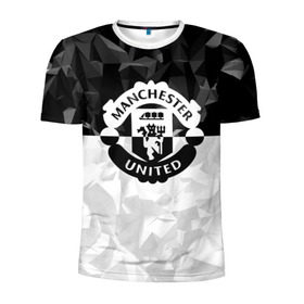 Мужская футболка 3D спортивная с принтом F.C.M.U 2018 Black Collection в Тюмени, 100% полиэстер с улучшенными характеристиками | приталенный силуэт, круглая горловина, широкие плечи, сужается к линии бедра | fc | manchester united | зож | манчестер юнайтед
  | спорт | спортивные | футбол | футбольный клуб