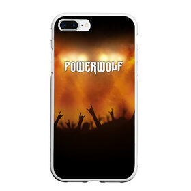 Чехол для iPhone 7Plus/8 Plus матовый с принтом Powerwolf в Тюмени, Силикон | Область печати: задняя сторона чехла, без боковых панелей | band | metal | music | powerwolf | rock | атрибутика | метал | музыка | рок