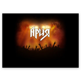 Поздравительная открытка с принтом ария в Тюмени, 100% бумага | плотность бумаги 280 г/м2, матовая, на обратной стороне линовка и место для марки
 | aria | band | metal | music | rock | ария | атрибутика | группа | метал | музыка | рок