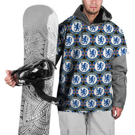 Накидка на куртку 3D с принтом Chelsea в Тюмени, 100% полиэстер |  | chelsea | england | football | logo | london | sport | англия | арт | лига | лого | спорт | стикеры | текстура | фк | футбол | футбольный клуб | челси | эмблема