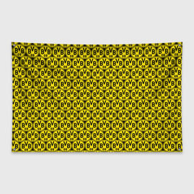 Флаг-баннер с принтом Borussia в Тюмени, 100% полиэстер | размер 67 х 109 см, плотность ткани — 95 г/м2; по краям флага есть четыре люверса для крепления | боруссия | дортмунд