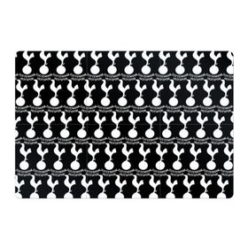 Магнитный плакат 3Х2 с принтом Tottenham Black&White в Тюмени, Полимерный материал с магнитным слоем | 6 деталей размером 9*9 см | england | football | logo | sport | tottenham hotspur | англия | арт | лига | лого | спорт | текстура | фк | футбол | футбольный клуб | эмблема