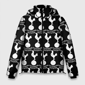 Мужская зимняя куртка 3D с принтом Tottenham Black&White в Тюмени, верх — 100% полиэстер; подкладка — 100% полиэстер; утеплитель — 100% полиэстер | длина ниже бедра, свободный силуэт Оверсайз. Есть воротник-стойка, отстегивающийся капюшон и ветрозащитная планка. 

Боковые карманы с листочкой на кнопках и внутренний карман на молнии. | england | football | logo | sport | tottenham hotspur | англия | арт | лига | лого | спорт | текстура | фк | футбол | футбольный клуб | эмблема