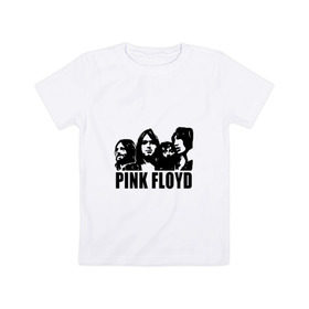 Детская футболка хлопок с принтом Pink Floyd в Тюмени, 100% хлопок | круглый вырез горловины, полуприлегающий силуэт, длина до линии бедер | pink floyd | pinkfloyd | арт | артрок | группа | дэвид гилмор | пинк флойд | пинкфлойд | прогрессивный | психоделический | рок | сид барретт | симфонический | спэйс | эйсид | экспериментальный