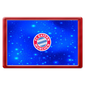 Магнит 45*70 с принтом FC Bayern Munchen space 2018 в Тюмени, Пластик | Размер: 78*52 мм; Размер печати: 70*45 | bayern munchen | football | footer | soccer | socker | спорт | футбол | футбольный клуб