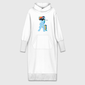 Платье удлиненное хлопок с принтом Крутая пони в Тюмени,  |  | my little pony | swag | арт | игра | крутая | лошадь | май литл пони | мультфильм | прикольные
