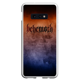 Чехол для Samsung S10E с принтом Behemoth в Тюмени, Силикон | Область печати: задняя сторона чехла, без боковых панелей | Тематика изображения на принте: band | behemoth | metal | music | rock | атрибутика | группа | метал | музыка | рок