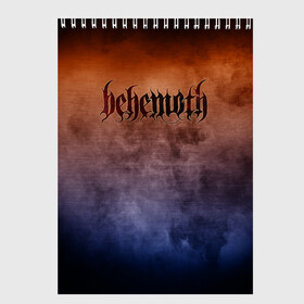 Скетчбук с принтом Behemoth в Тюмени, 100% бумага
 | 48 листов, плотность листов — 100 г/м2, плотность картонной обложки — 250 г/м2. Листы скреплены сверху удобной пружинной спиралью | band | behemoth | metal | music | rock | атрибутика | группа | метал | музыка | рок