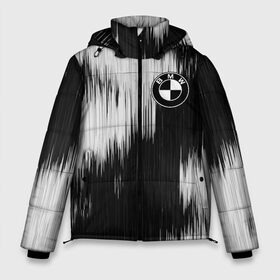 Мужская зимняя куртка 3D с принтом BMW sport collection black в Тюмени, верх — 100% полиэстер; подкладка — 100% полиэстер; утеплитель — 100% полиэстер | длина ниже бедра, свободный силуэт Оверсайз. Есть воротник-стойка, отстегивающийся капюшон и ветрозащитная планка. 

Боковые карманы с листочкой на кнопках и внутренний карман на молнии. | auto | automobile | bmw | car | machine | motor | motor car | sport car | автомашина | бмв | легковой автомобиль | спортивный автомобиль | тачка