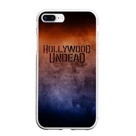Чехол для iPhone 7Plus/8 Plus матовый с принтом Hollywood Undead в Тюмени, Силикон | Область печати: задняя сторона чехла, без боковых панелей | band | hollywood undead | metal | music | rock | атрибутика | группа | метал | музыка | рок