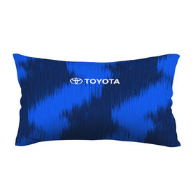 Подушка 3D антистресс с принтом Toyota в Тюмени, наволочка — 100% полиэстер, наполнитель — вспененный полистирол | состоит из подушки и наволочки на молнии | 