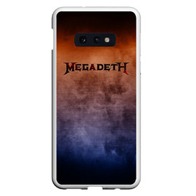 Чехол для Samsung S10E с принтом Megadeth в Тюмени, Силикон | Область печати: задняя сторона чехла, без боковых панелей | Тематика изображения на принте: band | megadeth | metal | music | rock | атрибутика | группа | метал | музыка | рок