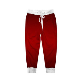 Детские брюки 3D с принтом Carbon Red-2 в Тюмени, 100% полиэстер | манжеты по низу, эластичный пояс регулируется шнурком, по бокам два кармана без застежек, внутренняя часть кармана из мелкой сетки | 