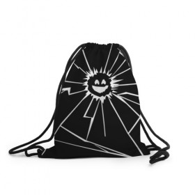 Рюкзак-мешок 3D с принтом Черное Зеркало в Тюмени, 100% полиэстер | плотность ткани — 200 г/м2, размер — 35 х 45 см; лямки — толстые шнурки, застежка на шнуровке, без карманов и подкладки | black mirror | черное зеркало