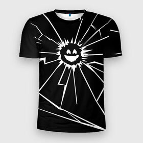Мужская футболка 3D спортивная с принтом Черное Зеркало в Тюмени, 100% полиэстер с улучшенными характеристиками | приталенный силуэт, круглая горловина, широкие плечи, сужается к линии бедра | Тематика изображения на принте: black mirror | черное зеркало
