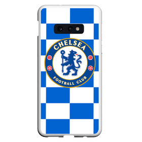 Чехол для Samsung S10E с принтом FC Chelsea в Тюмени, Силикон | Область печати: задняя сторона чехла, без боковых панелей | Тематика изображения на принте: chelsea | england | football | logo | london | sport | англия | лига | лого | спорт | фк | футбол | футбольный клуб | челси | эмблема