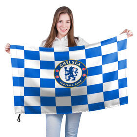 Флаг 3D с принтом FC Chelsea в Тюмени, 100% полиэстер | плотность ткани — 95 г/м2, размер — 67 х 109 см. Принт наносится с одной стороны | chelsea | england | football | logo | london | sport | англия | лига | лого | спорт | фк | футбол | футбольный клуб | челси | эмблема