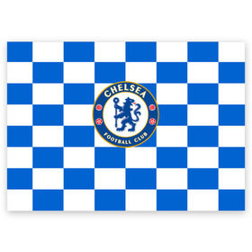Поздравительная открытка с принтом FC Chelsea в Тюмени, 100% бумага | плотность бумаги 280 г/м2, матовая, на обратной стороне линовка и место для марки
 | Тематика изображения на принте: chelsea | england | football | logo | london | sport | англия | лига | лого | спорт | фк | футбол | футбольный клуб | челси | эмблема