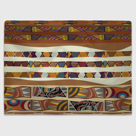 Плед 3D с принтом Африканская мозаика в Тюмени, 100% полиэстер | закругленные углы, все края обработаны. Ткань не мнется и не растягивается | afrika | pattern | африка | африканские мотивы | африканские узоры | солнце | узор | этника | южный континент