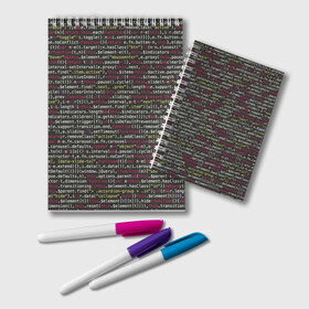 Блокнот с принтом Programming Программирование в Тюмени, 100% бумага | 48 листов, плотность листов — 60 г/м2, плотность картонной обложки — 250 г/м2. Листы скреплены удобной пружинной спиралью. Цвет линий — светло-серый
 | Тематика изображения на принте: c | c++ и objective c | code | habr | java | javascript | php | programming | python | ruby | stackoverflow | this