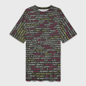 Платье-футболка 3D с принтом Programming , Программирование в Тюмени,  |  | c | c++ и objective c | code | habr | java | javascript | php | programming | python | ruby | stackoverflow | this