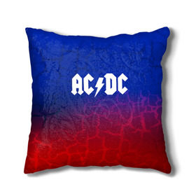 Подушка 3D с принтом AC/DC angel&devil в Тюмени, наволочка – 100% полиэстер, наполнитель – холлофайбер (легкий наполнитель, не вызывает аллергию). | состоит из подушки и наволочки. Наволочка на молнии, легко снимается для стирки | ac dc | logo | music | pop | rock | usa | альтернатива | америка | металл | музыка | музыкальный | поп | рок
