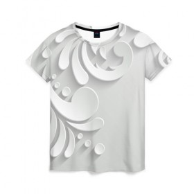 Женская футболка 3D с принтом Нежность и страсть в Тюмени, 100% полиэфир ( синтетическое хлопкоподобное полотно) | прямой крой, круглый вырез горловины, длина до линии бедер | абстракция | веселые | модные | новинки | популярные | прикольные | узор | цветные | яркие