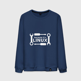 Мужской свитшот хлопок с принтом Потому что это Linux в Тюмени, 100% хлопок |  | linux | os | админ | кастом | ключ | линукс | ос | отвертка | программист | сисадмин | системный администратор