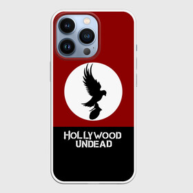 Чехол для iPhone 13 Pro с принтом Красно черный флаг HU в Тюмени,  |  | charlie scene | danny | funny man | hollywood | j dog | johnny 3 tears | undead | альтернативный | андед | голивуд | голливудская | группа | кранккор | метал | нежить | ню | реп | рок | рэп | рэпкор