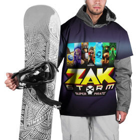 Накидка на куртку 3D с принтом Zak Storm в Тюмени, 100% полиэстер |  | Тематика изображения на принте: zak storm | дети | зак шторм | мультфильмы | сёрфинг