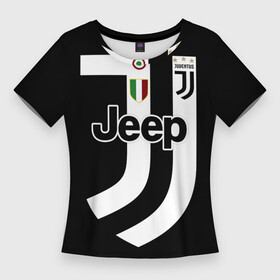Женская футболка 3D Slim с принтом Juventus FIFA Edition в Тюмени,  |  | champions | championship | collection | fifa | italy | jeep | juventus | league | seria a | италия | лига | серия а | фифа | чемпионов | ювентус