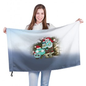 Флаг 3D с принтом Харви Бикс в Тюмени, 100% полиэстер | плотность ткани — 95 г/м2, размер — 67 х 109 см. Принт наносится с одной стороны | fee | foo | harvey beaks | фи | фу