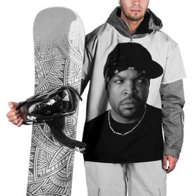 Накидка на куртку 3D с принтом Ice Cube в Тюмени, 100% полиэстер |  | Тематика изображения на принте: cube | hiphop | ice | legend | nwa | rap | рэп