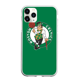 Чехол для iPhone 11 Pro матовый с принтом Boston Celtics в Тюмени, Силикон |  | boston | boston celtics | celtics | nba | баскетбол | бостон | нба | селтикс