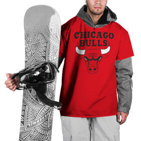Накидка на куртку 3D с принтом Chicago Bulls в Тюмени, 100% полиэстер |  | bulls | chicago | chicago bulls | nba | баскетбол | буллз | нба | чикаго буллз