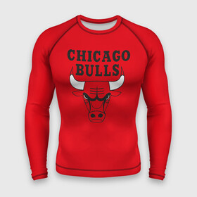 Мужской рашгард 3D с принтом Chicago Bulls в Тюмени,  |  | bulls | chicago | chicago bulls | nba | баскетбол | буллз | нба | чикаго буллз