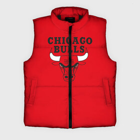 Мужской жилет утепленный 3D с принтом Chicago Bulls в Тюмени,  |  | bulls | chicago | chicago bulls | nba | баскетбол | буллз | нба | чикаго буллз