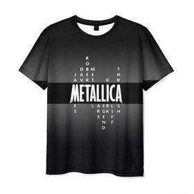 Мужская футболка 3D с принтом Участники группы Metallica в Тюмени, 100% полиэфир | прямой крой, круглый вырез горловины, длина до линии бедер | Тематика изображения на принте: metallica | группа | джеймс хэтфилд | кирк хэмметт | ларс ульрих | метал | металика | металлика | миталика | музыка | роберт трухильо | рок | трэш | трэшметал | хард | хардрок | хеви | хевиметал
