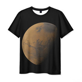 Мужская футболка 3D с принтом Марс в Тюмени, 100% полиэфир | прямой крой, круглый вырез горловины, длина до линии бедер | Тематика изображения на принте: elon musk | space x | spacex | будущее | вселенная | вулкан | долина | илон маск | космические | космос | красная планета | кратер | маринер | марсиане | марсианин | небес | новый дом | путешествия | роскосмос