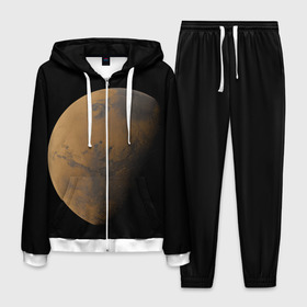Мужской костюм 3D с принтом Марс в Тюмени, 100% полиэстер | Манжеты и пояс оформлены тканевой резинкой, двухслойный капюшон со шнурком для регулировки, карманы спереди | elon musk | space x | spacex | будущее | вселенная | вулкан | долина | илон маск | космические | космос | красная планета | кратер | маринер | марсиане | марсианин | небес | новый дом | путешествия | роскосмос