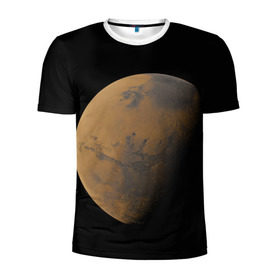 Мужская футболка 3D спортивная с принтом Марс в Тюмени, 100% полиэстер с улучшенными характеристиками | приталенный силуэт, круглая горловина, широкие плечи, сужается к линии бедра | elon musk | space x | spacex | будущее | вселенная | вулкан | долина | илон маск | космические | космос | красная планета | кратер | маринер | марсиане | марсианин | небес | новый дом | путешествия | роскосмос