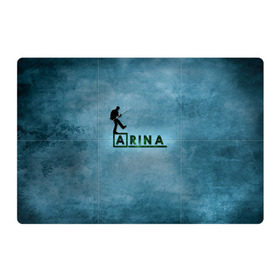 Магнитный плакат 3Х2 с принтом Арина в стиле Доктор Хаус в Тюмени, Полимерный материал с магнитным слоем | 6 деталей размером 9*9 см | house | m.d. | бирюзовый