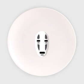 Тарелка 3D с принтом Безликий Бог Каонаси_2 в Тюмени, фарфор | диаметр - 210 мм
диаметр для нанесения принта - 120 мм | аниме | миядзаки | унесенные призраками